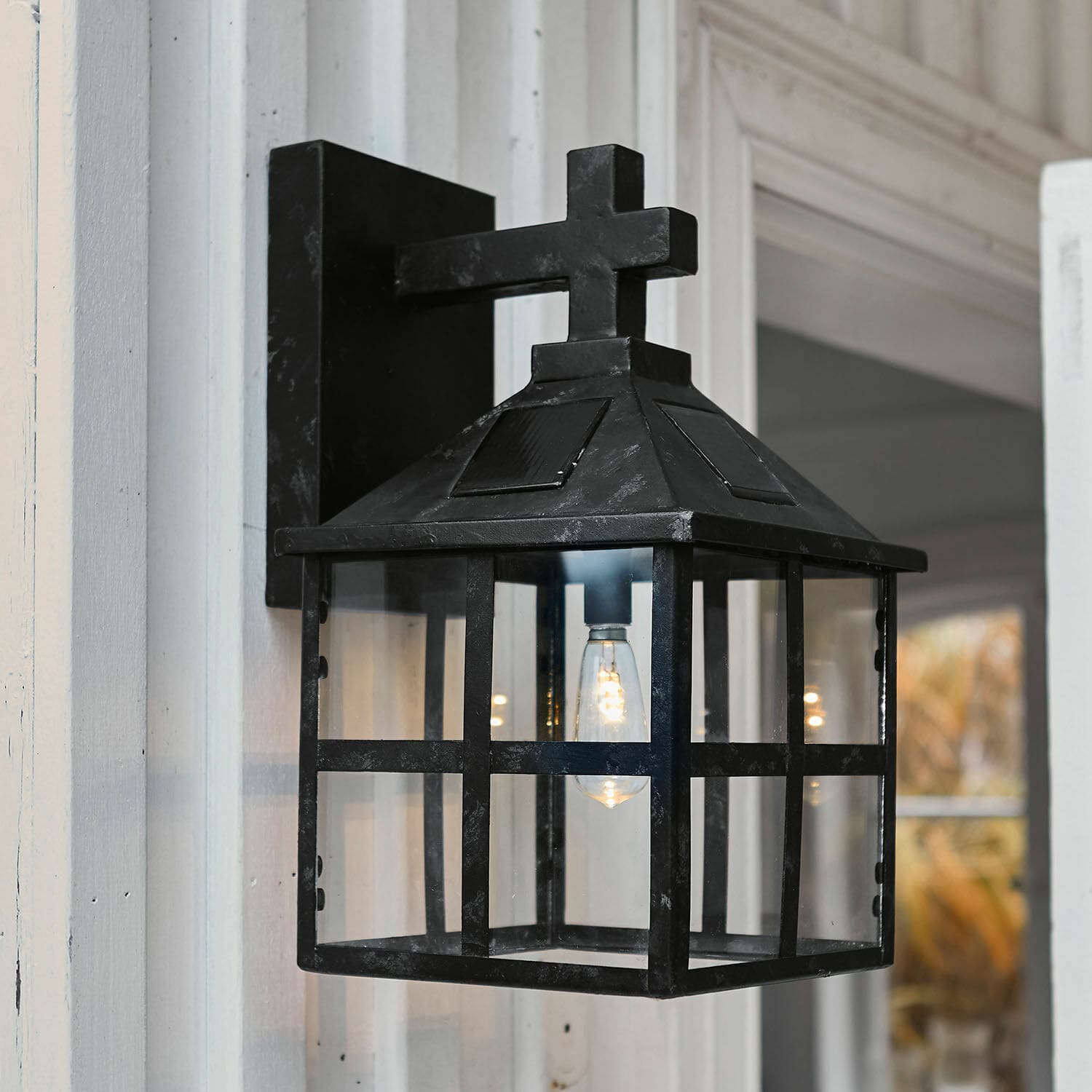 Solar-Wandlampe Pervolia