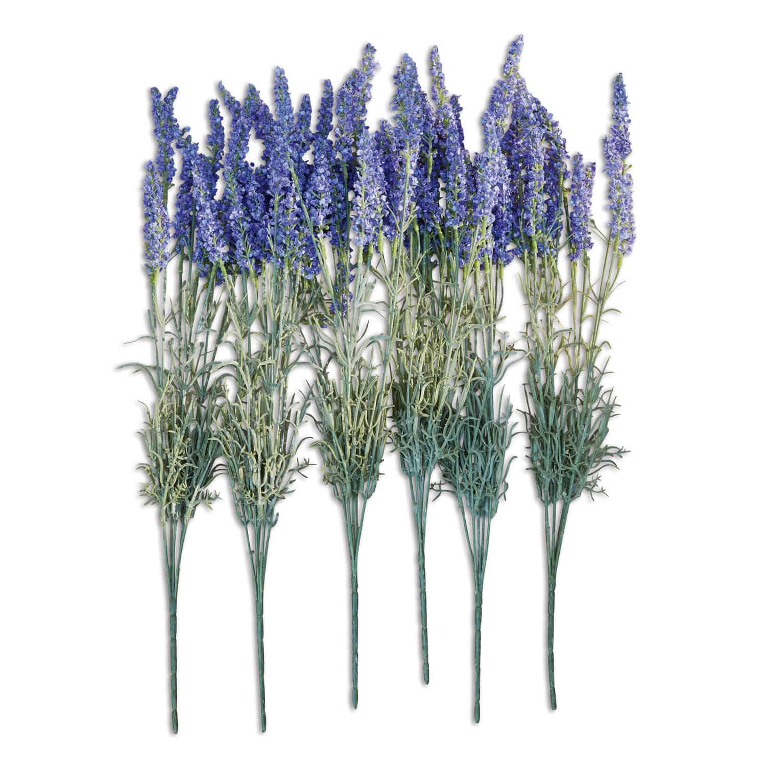 Dekoblume 6er Set Lavender