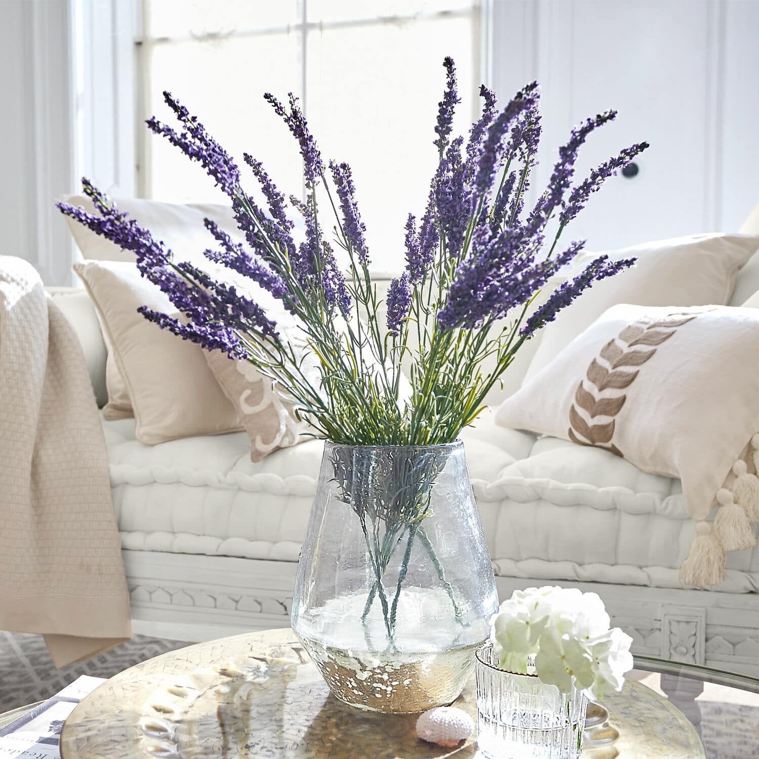 Dekoblume 6er Set Lavender