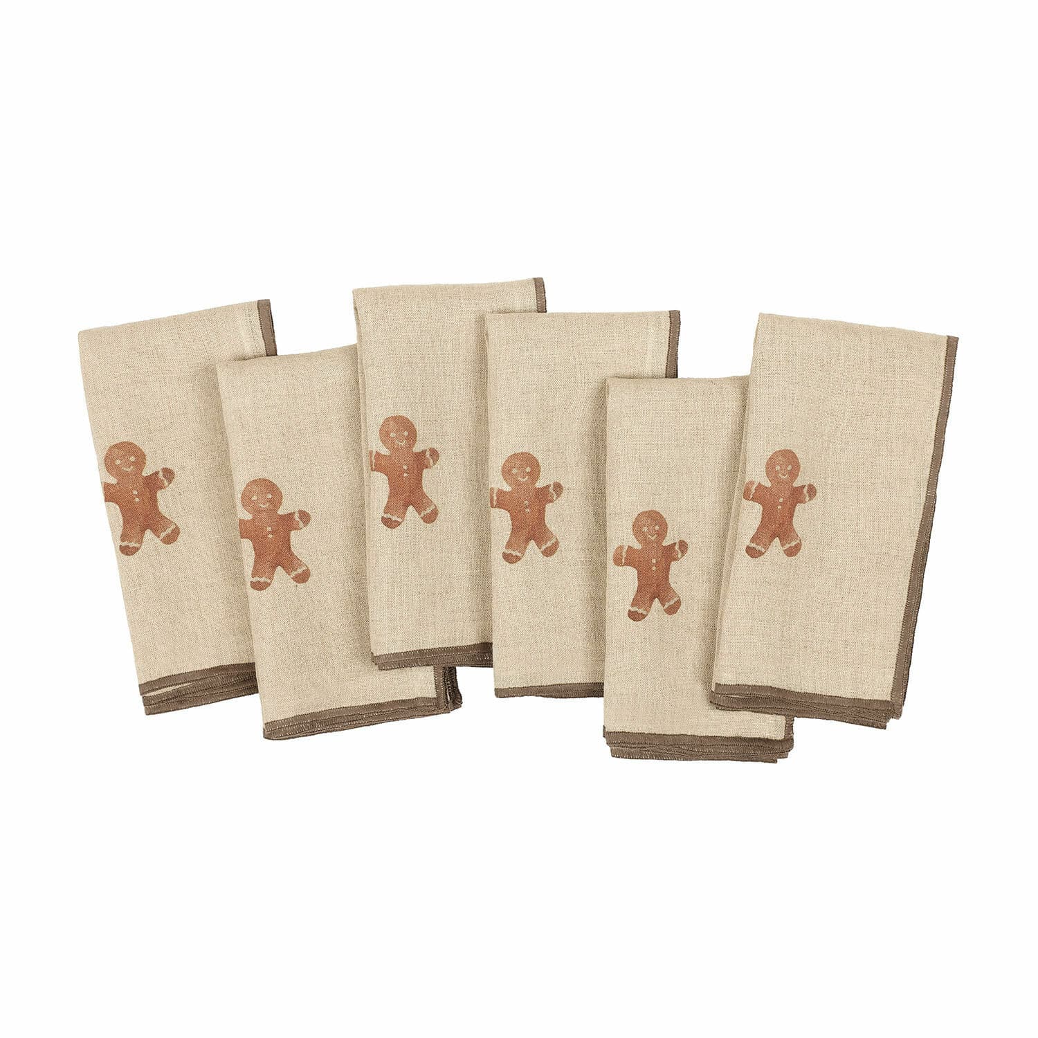 Serviette 6er Set Gingerbread