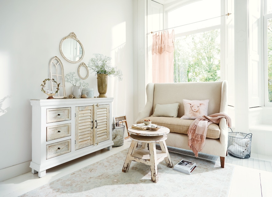 Verspielter Shabby-Look