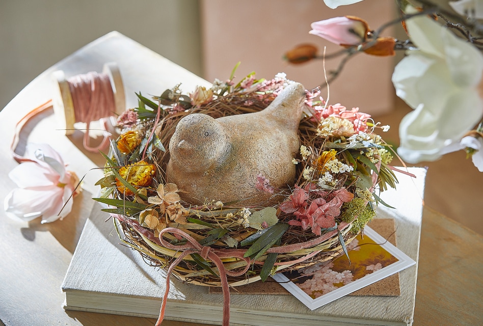 Verspielte Osterdekoration