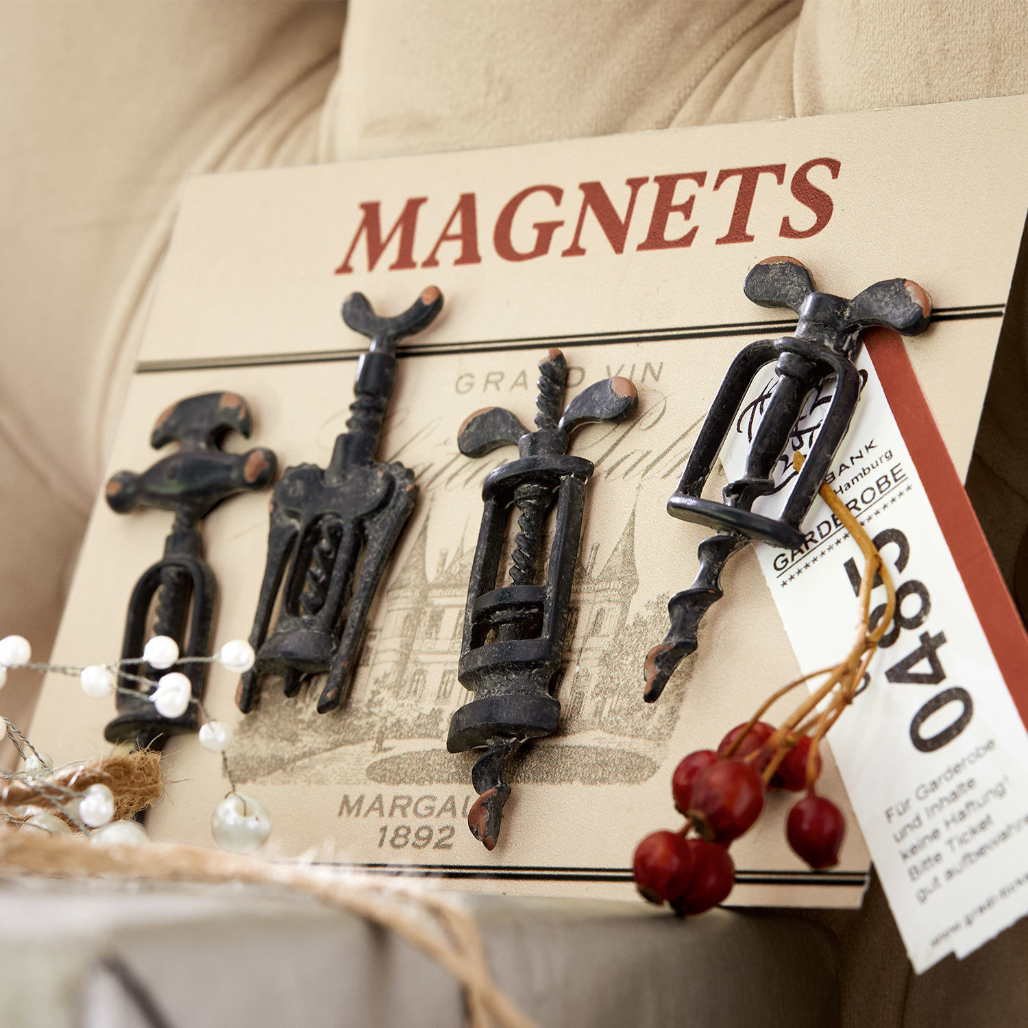 Magnete 4er Set Corkscrew