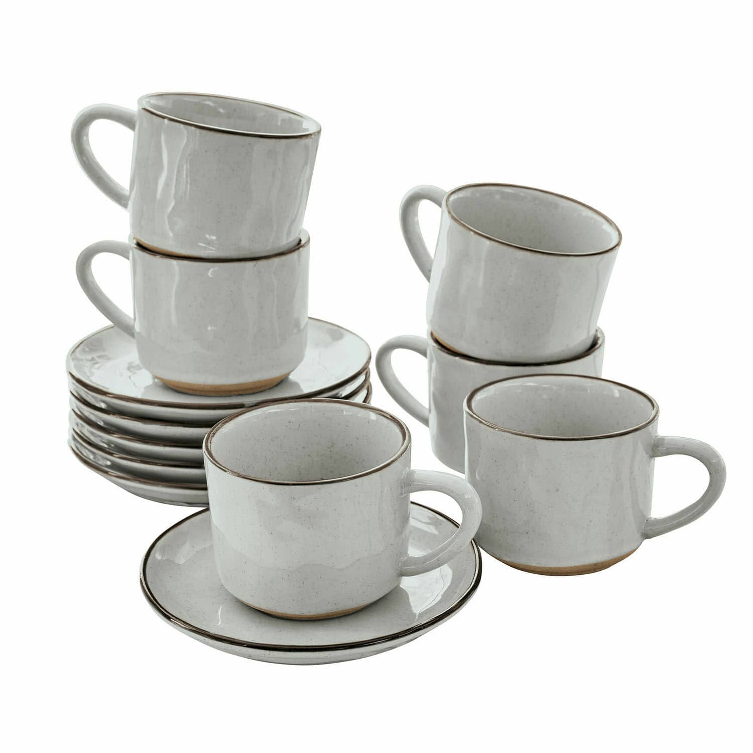 Espressotasse mit Untertasse 6er Set Biarré