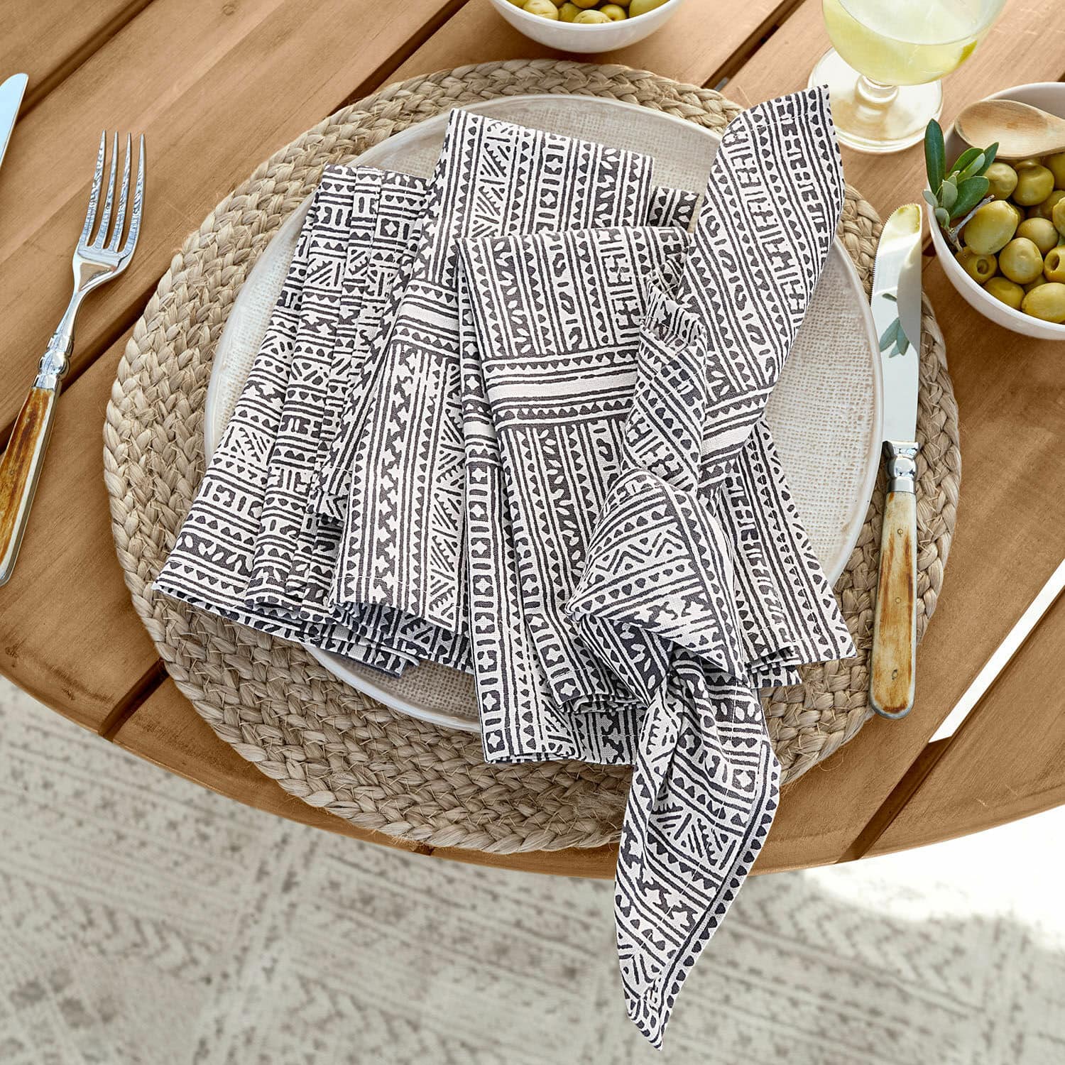 Serviette 4er Set Quentinelle