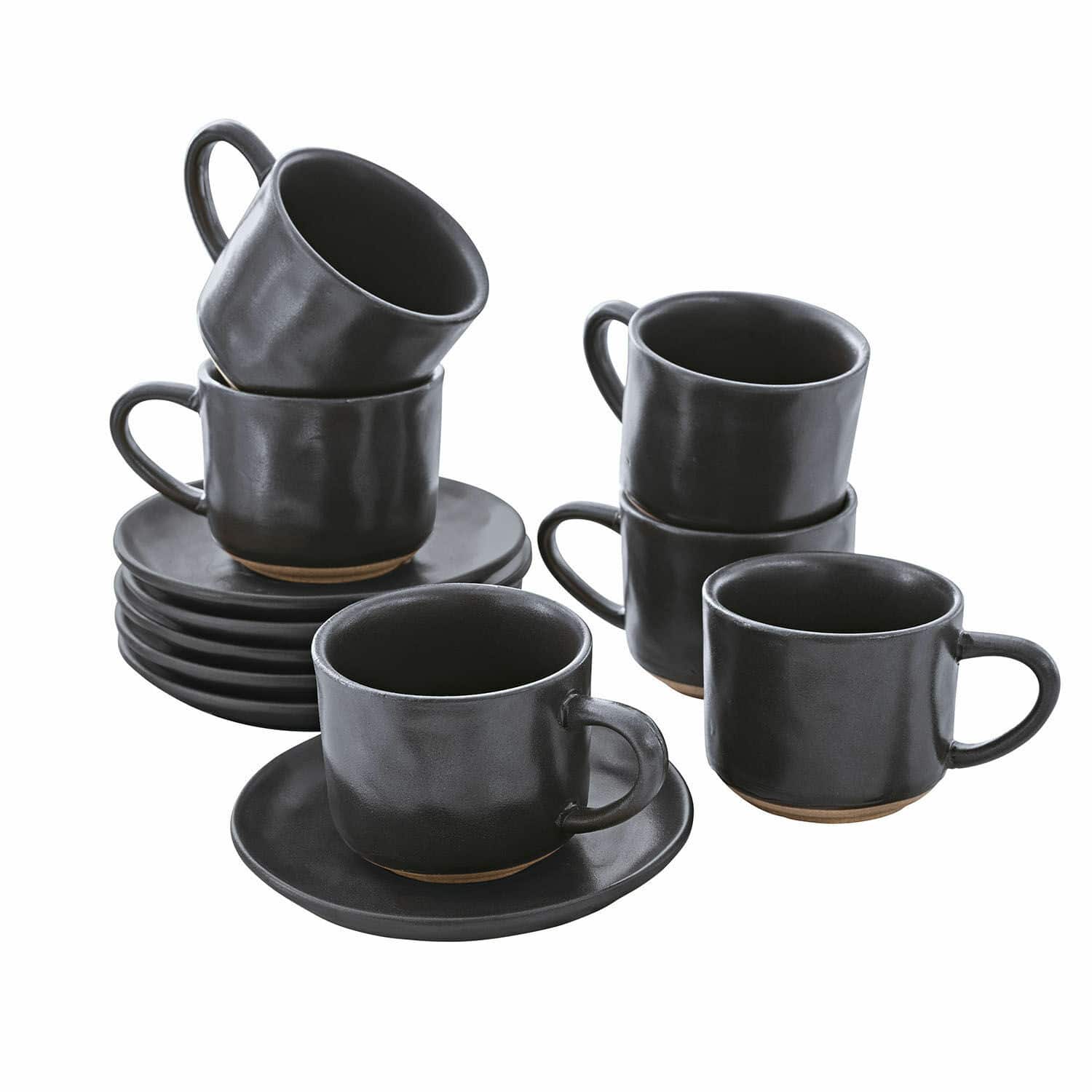 Espressotasse mit Untertasse 6er Set Biarré