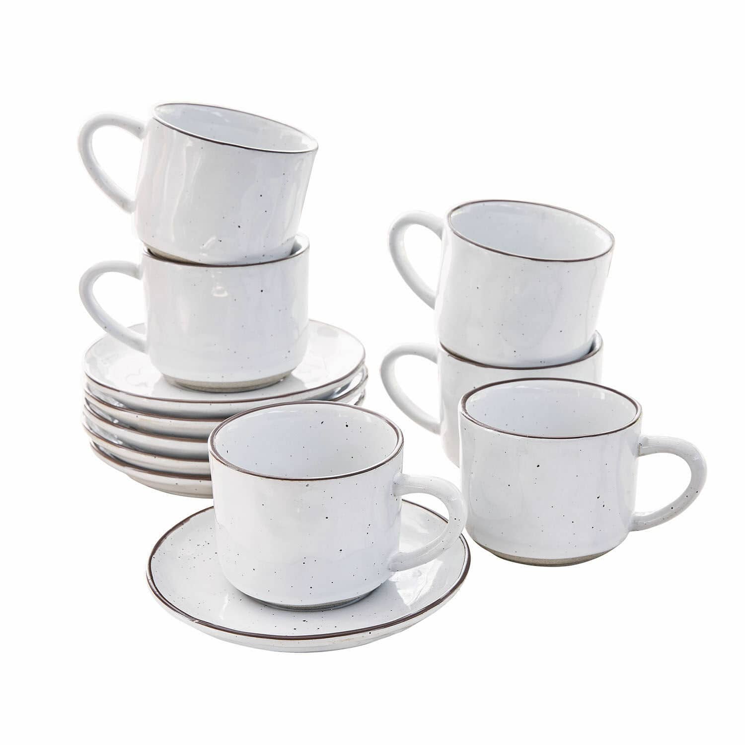 Espressotasse mit Untertasse 6er Set Biarré