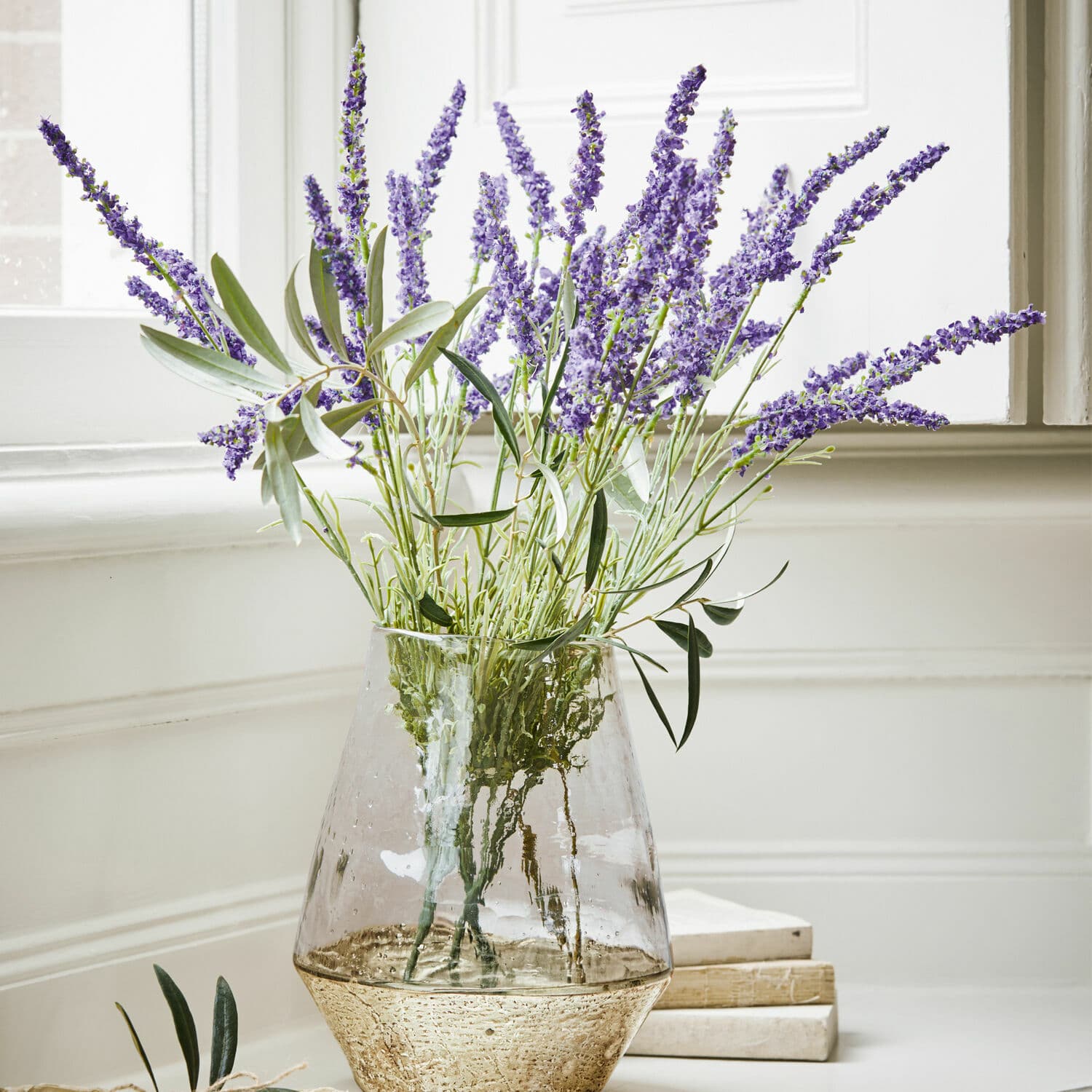 Dekoblume 6er Set Lavender