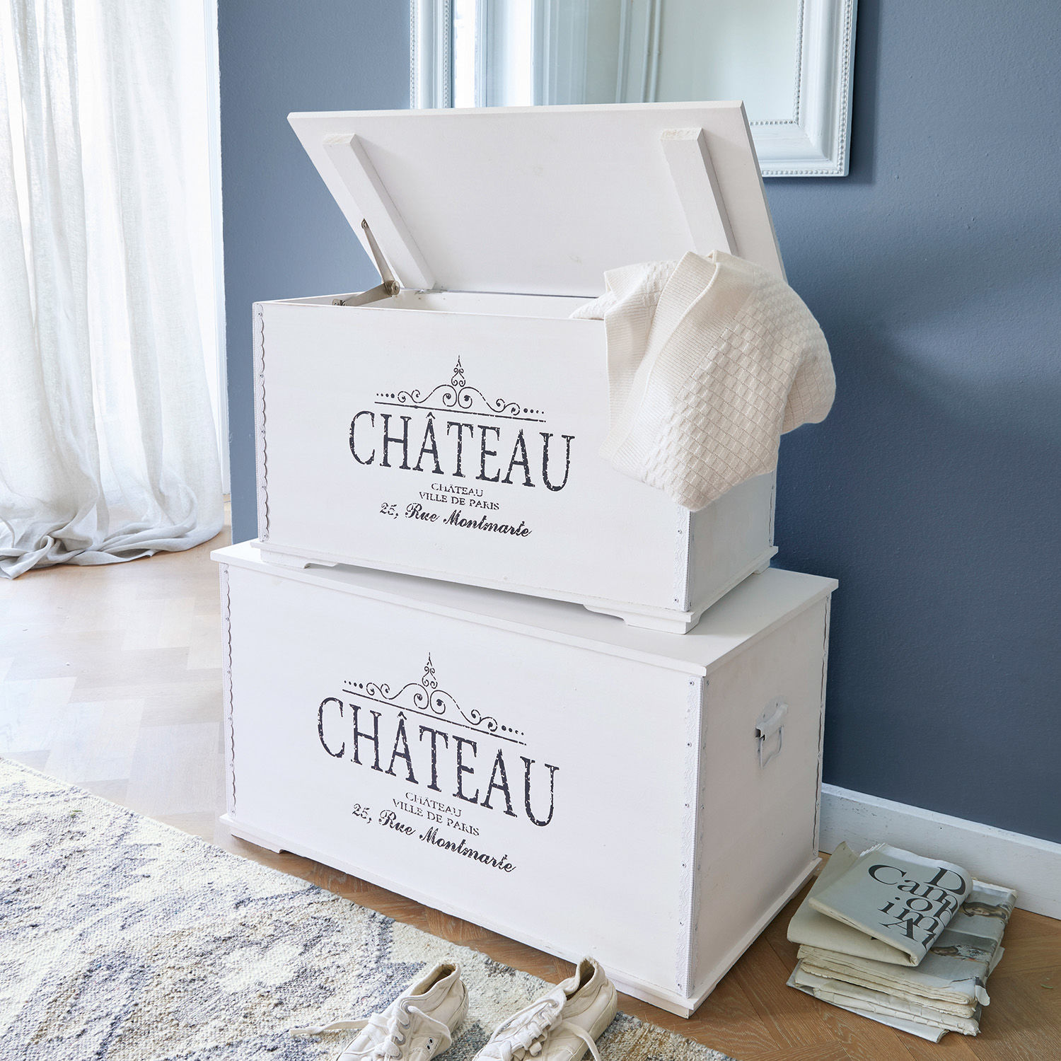 Truhe 2er Set Château