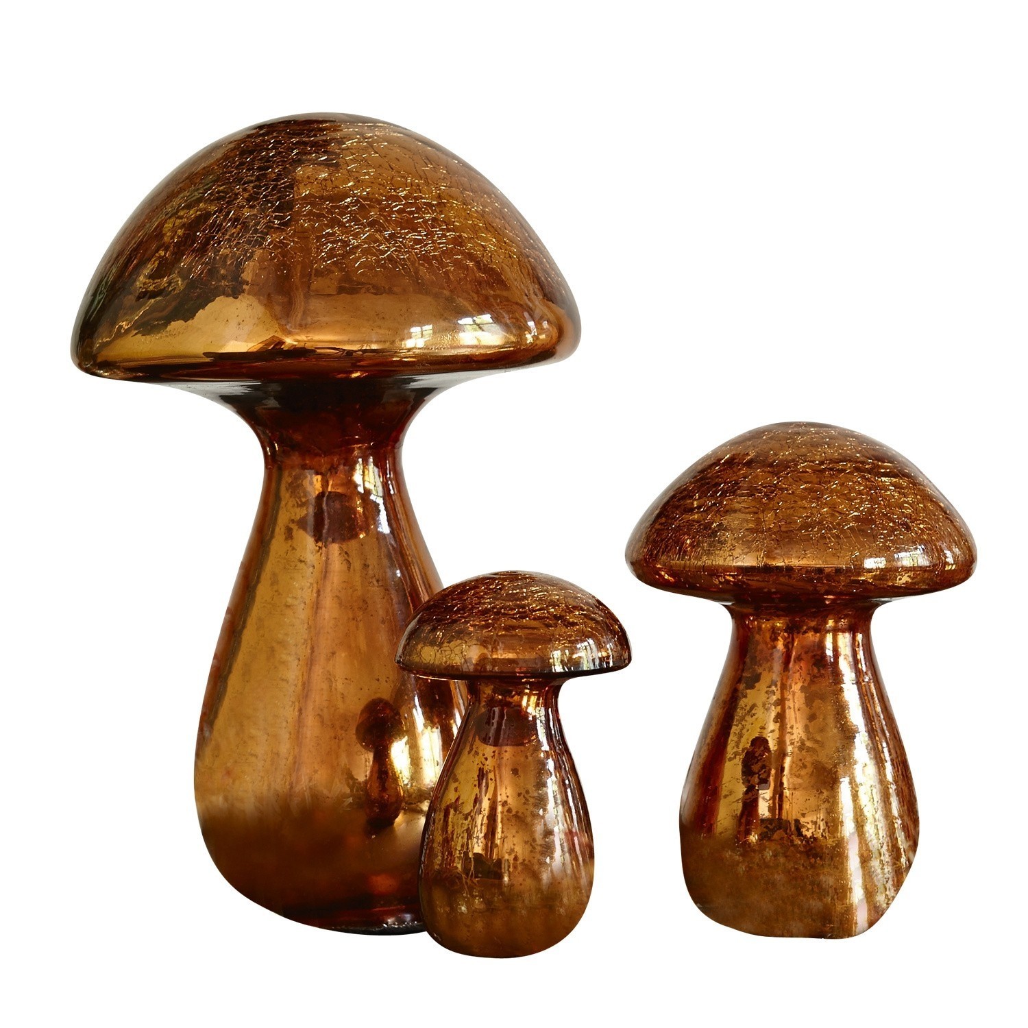 Deko-Pilze 3er Set Mushrooms