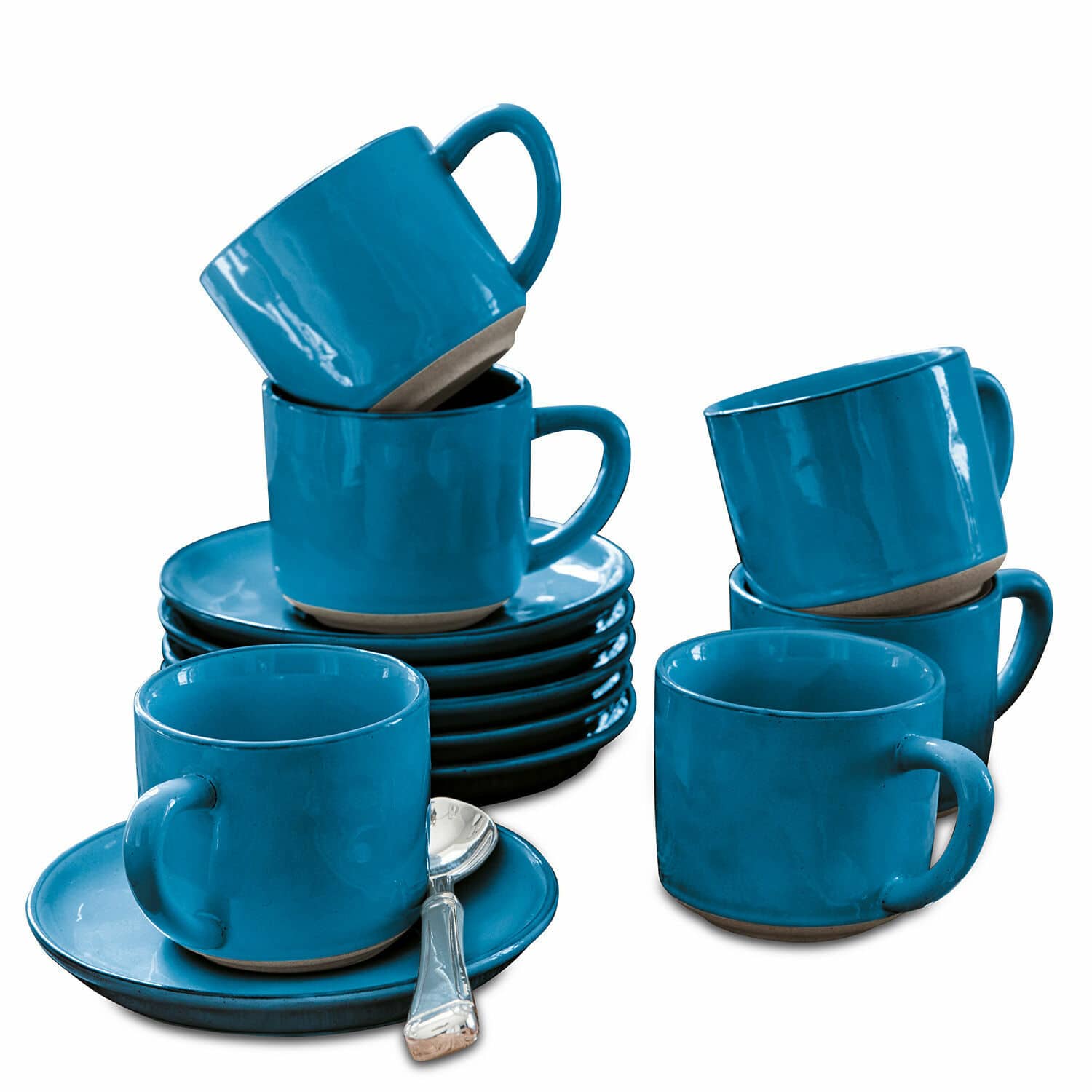 Tasse mit Untertasse 6er Set Biarré