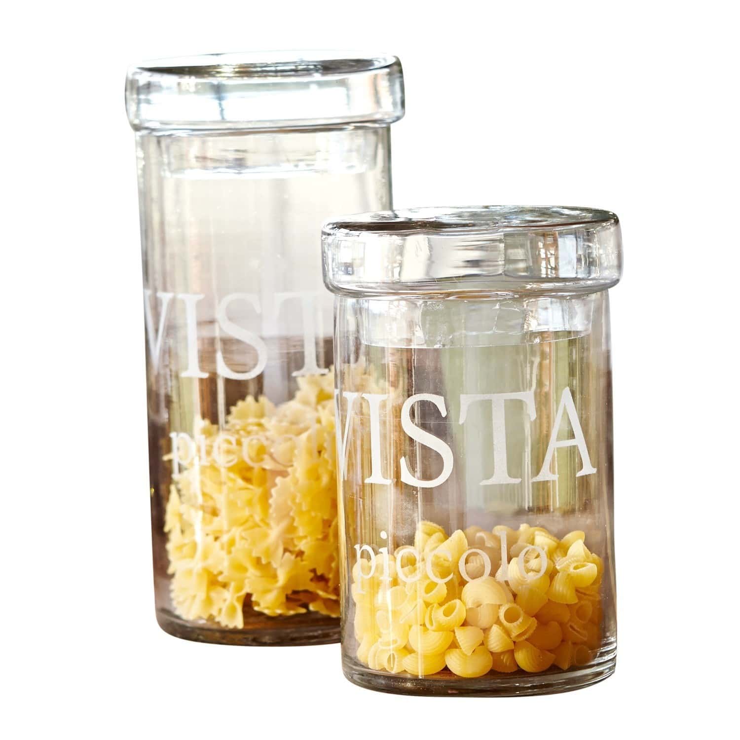 Glasdosen 2er Set Pasta