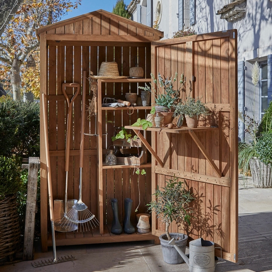 Gartenschrank Tomte antikbraun