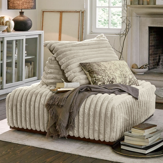 Loungesofa Havrene creme