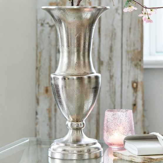 Vase Gilberta antiksilber